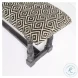 Denison Beige Woven Bench