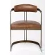Hollyfield Brown Leather Dining Chair