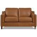 Isla Cognac Leather 60" Loveseat