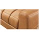 Baylor Cinnamon Brown Leather 84" Sofa