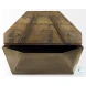 Esagono Clad Reclaimed Wood And Gold Metal Octagonal Coffee Table