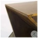 Zelda Gold Metal Cladded Z Shaped Accent Table
