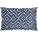 Boswell III Blue 13 x 21" Diamond Patterned Pillow Cover