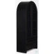 Gehry Dark Brown Metal Glass Door Display Cabinet