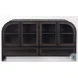Gehry Dark Brown Metal 4 Cabinet Door Sideboard