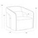 Llorente Abbington Black Swivel Upholstered Lounge Chair
