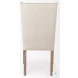 Mackenzie Cream Plush Linen Dining Chair