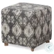 Pallu Dhurrie Cotton Ottoman