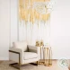 Rupert Cream Poly Linen Accent Chair