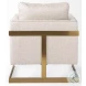 Rupert Cream Poly Linen Accent Chair