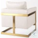 Rupert Cream Poly Linen Accent Chair