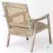Teryn Cream Linen Accent Chair