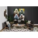 Phineas Black Leather Accent Chair