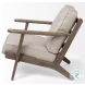Olympus Beige Fabric Accent Chair