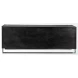 Alvin Brown And Black Metal 2 Cabinet Door Sideboard