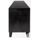 Alvin Brown And Black Metal 2 Cabinet Door Sideboard