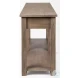 Harrelson Brown Wood 4 Drawer Console Table