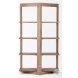 Turnbull Light Brown Wood 4 Shelf Shelving Unit