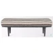 Shae Cream Fabric Bench