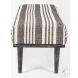 Shae Cream Fabric Bench