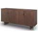 Varenna Dark Brown Rope Handles 4 Door Sideboard