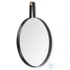 Collie Black Metal Round Mirror