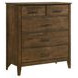 Andover Walnut 5 Drawer Chest