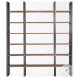 Taunton Dark Brown Wood 6 Shelving Unit