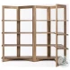 Turnbull Light Brown Wood 4 Shelf Shelving Unit