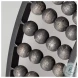 Claiborne Black Metal 42" Round Mirror