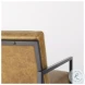 Armelle Brown Leather Accent Chair