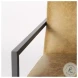 Armelle Brown Leather Accent Chair