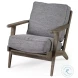 Olympus Castlerock Grey Fabric Accent Chair