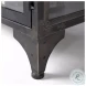 Pender Black Glass Door Display Cabinet