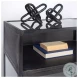 Pender Black Glass Door Display Cabinet