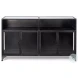 Pender Black Glass Door Display Cabinet
