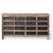Wilton Reclaimed Wood and Metal 16 Drawer Sideboard