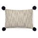 Krystal Cream and Blue 13 x 21" Decorative Pillow Cover