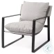 Guilia Frost Gray Sling Accent Chair