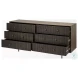 Grace Two Tone Brown Solid Wood 6 Drawer Sideboard