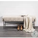 Avery Off White Upholstered Accent Bench