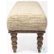 Alder Cream Upholstered 55" Accent Bench