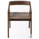 Nicholas Onyx Brown Solid Wood Dining Chair
