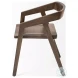 Nicholas Onyx Brown Solid Wood Dining Chair