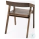 Nicholas Onyx Brown Solid Wood Dining Chair