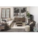Stamford Black Genuine Leather Accent Chair