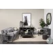 Guilia Castlerock Gray Sling Accent Chair