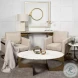 Rupert Cream Poly Linen Accent Chair
