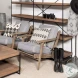 Olympus Castlerock Grey Fabric Accent Chair