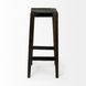 Nell Black Metal Seat Barstool